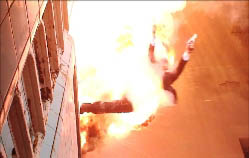 Highfall with explosion for "MBC&nbsp;Action"